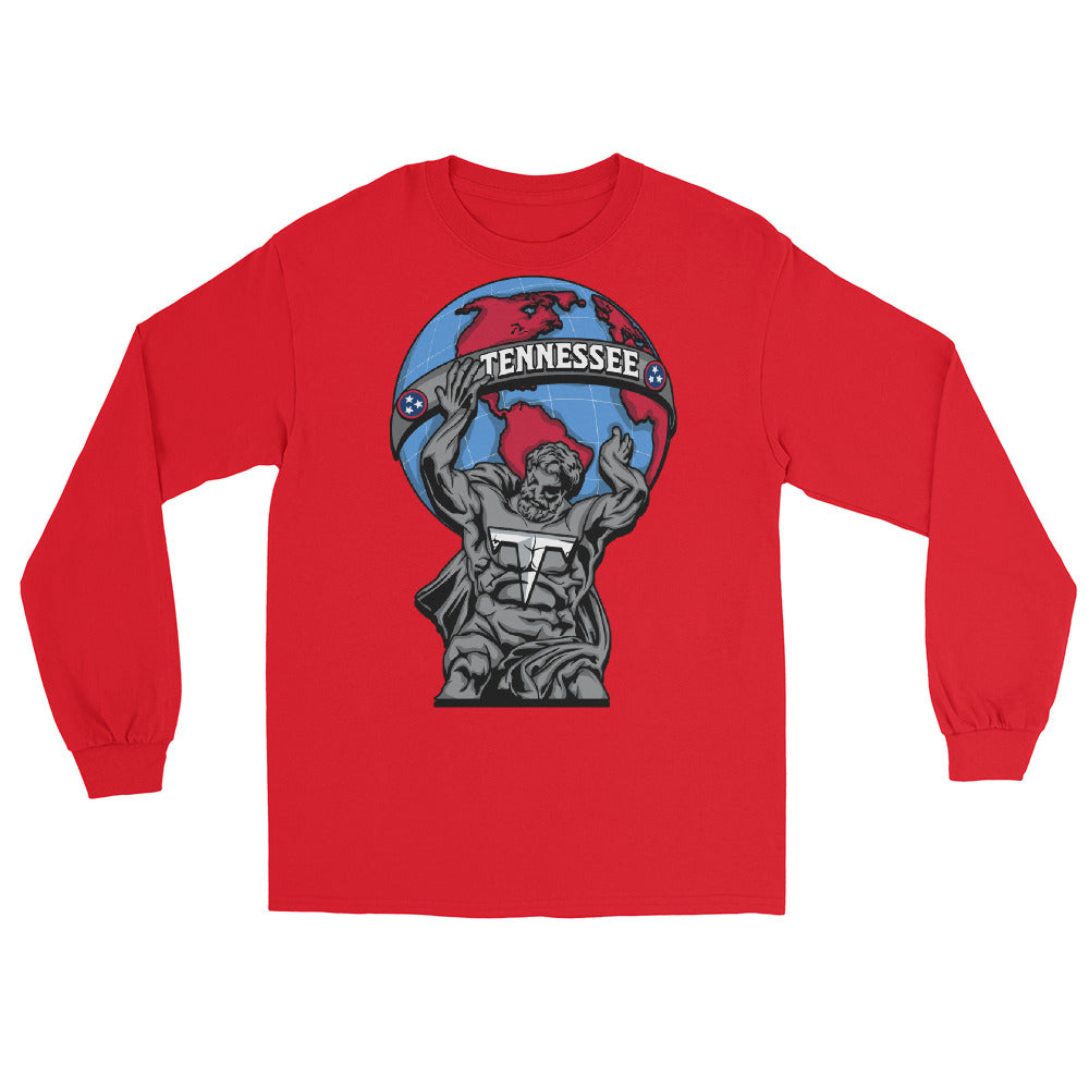 Tennessee Titans Red Crewneck Tee