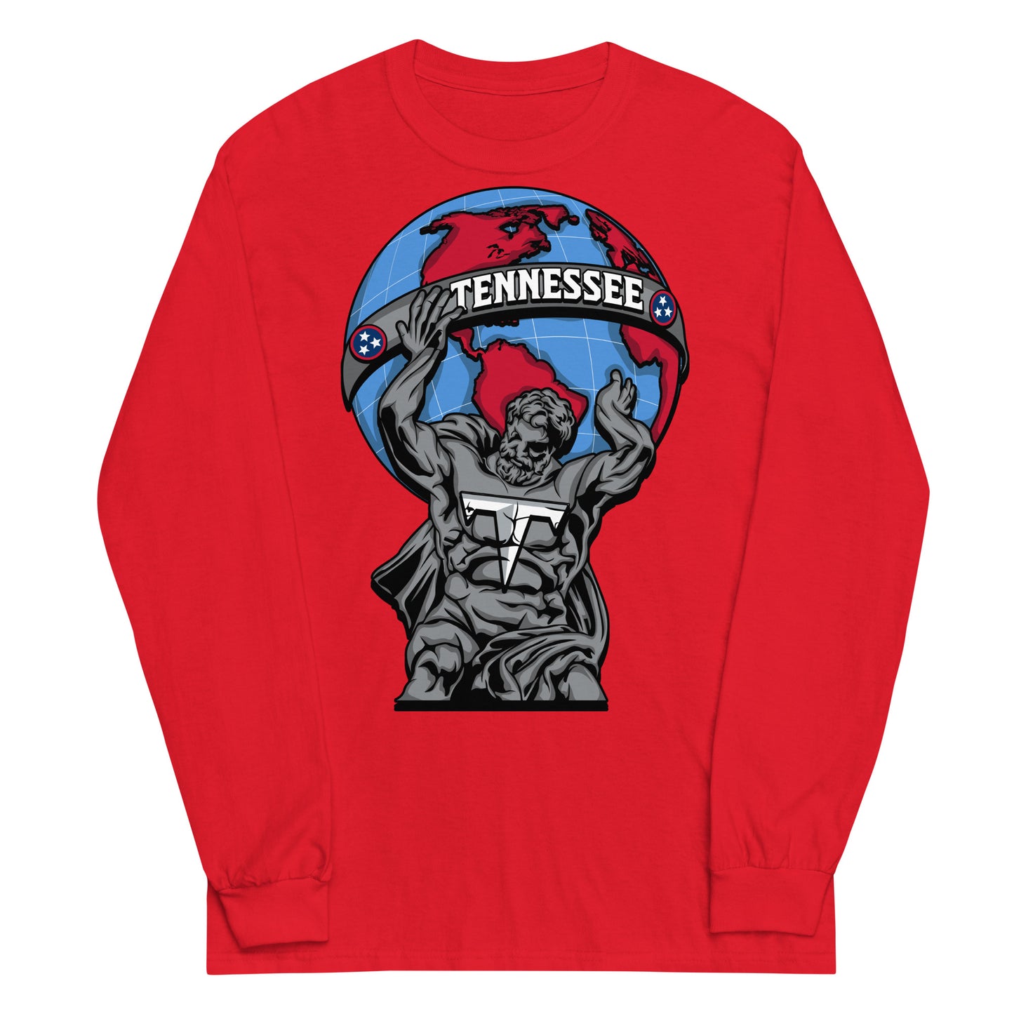Tennessee Titans Red Crewneck Tee
